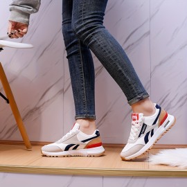 Stylish & Cozy Fleece-Lined Women's Sneakers - Lightweight, All-Season Comfort with Supportive Walking Platform