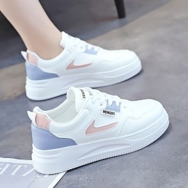 Fashion-Forward Women's Low Top Sneakers - Water-Resistant, All-Season Comfort with Chic Platform Design