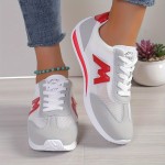 Women's Mesh Sports Shoes, Stylish Low Top Running & Walking Trainers, Comfy Breathable Outdoor Sneakers