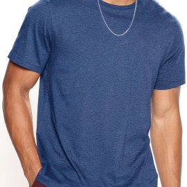 Men's Casual Solid Color Short Sleeve T-shirt for Summer - Comfortable and Stylish Top