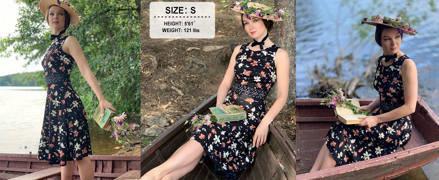 lace stitching solid dress elegant sleeveless crew neck pleated tank dress womens clothing details 0