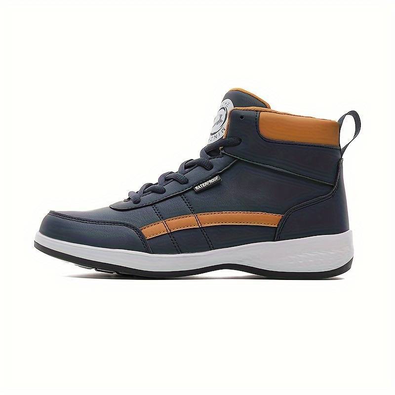 mens casual shoes non slip high top comfy for all seasons outdoor jogging walking camping men s shoes temu details 4