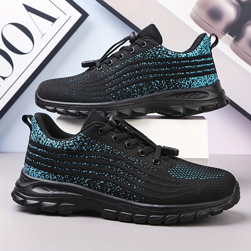 running shoes men s trendy breathable comfy non slip soft details 1