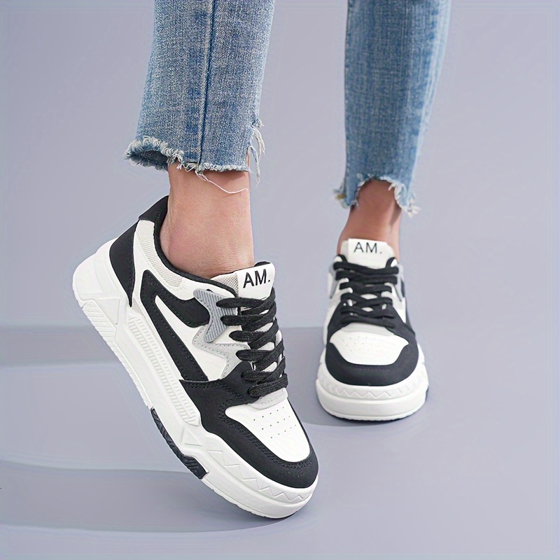 women s platform sneakers casual lace outdoor shoes details 6