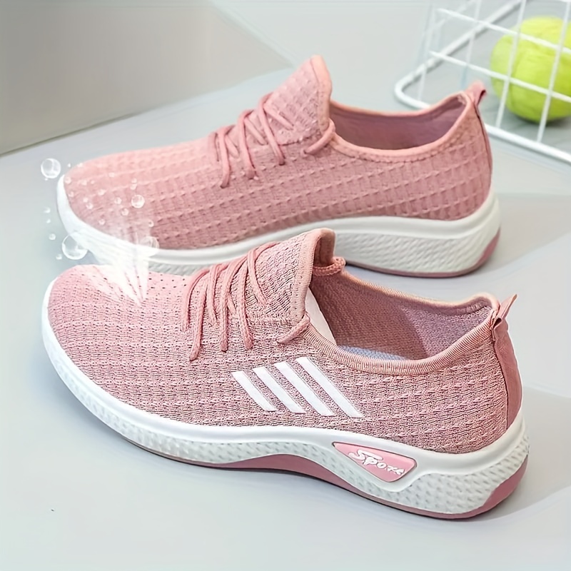 flying woven sneakers women s breathable casual lace outdoor details 7