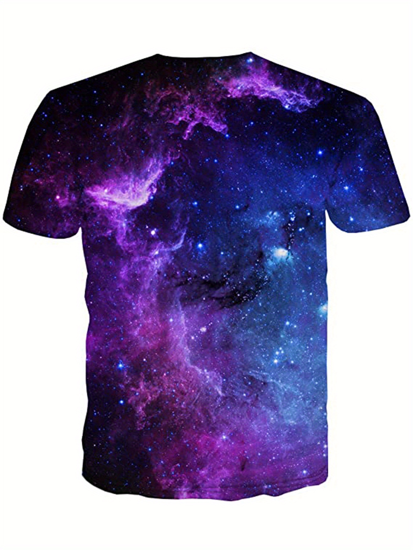 galaxy 3d digital pattern print graphic mens t shirts causal tees short sleeves comfortable pullover tops mens summer clothing details 2